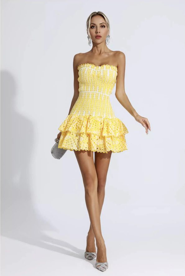 PALM BEACH DRESS YELLOW