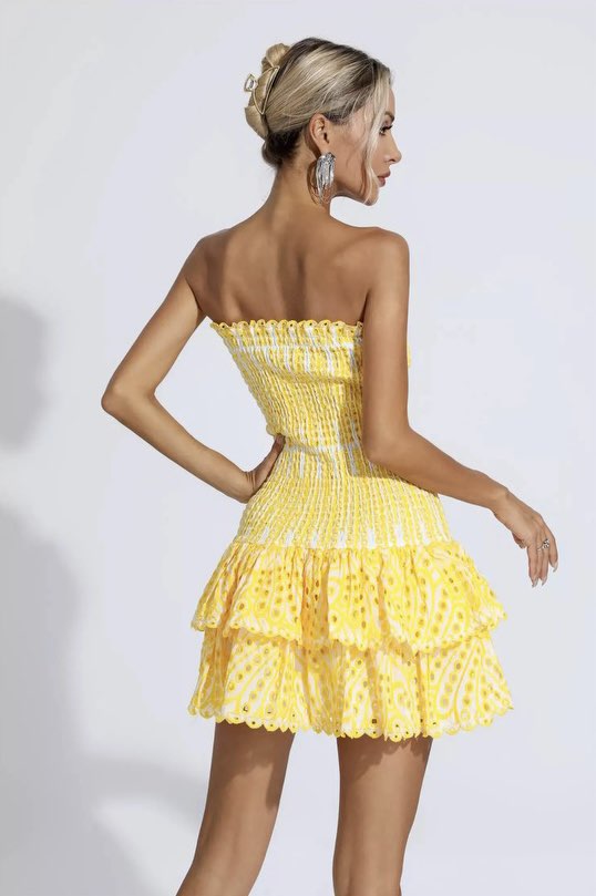 PALM BEACH DRESS YELLOW