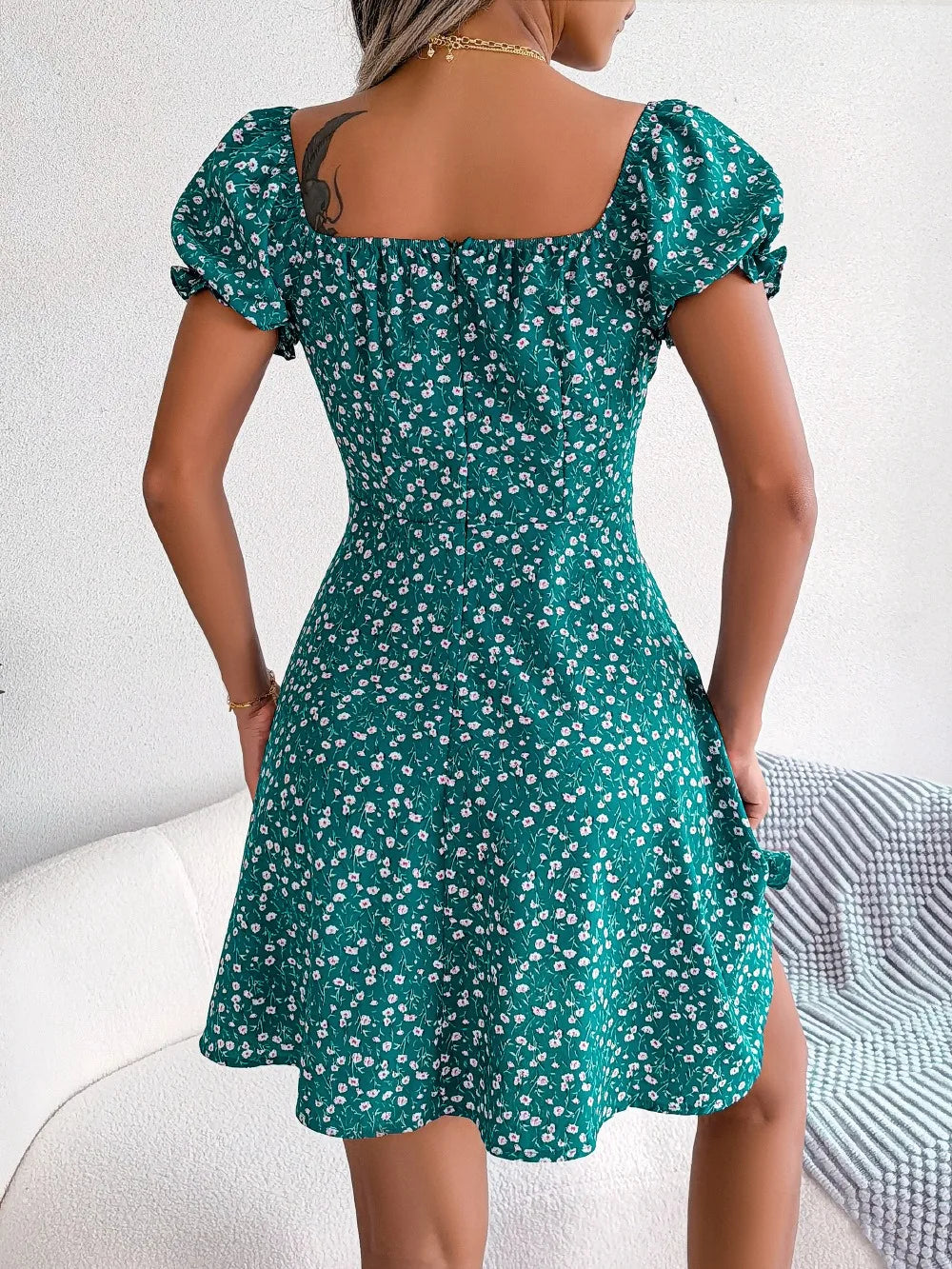 HAMPTONS DRESS GREEN