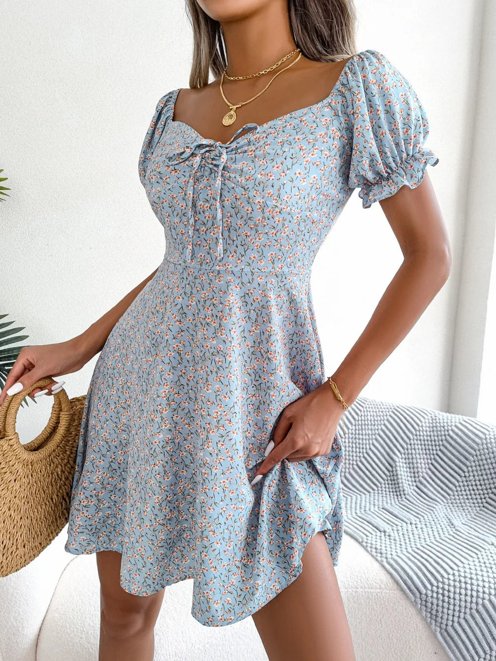 HAMPTONS DRESS LIGHT BLUE