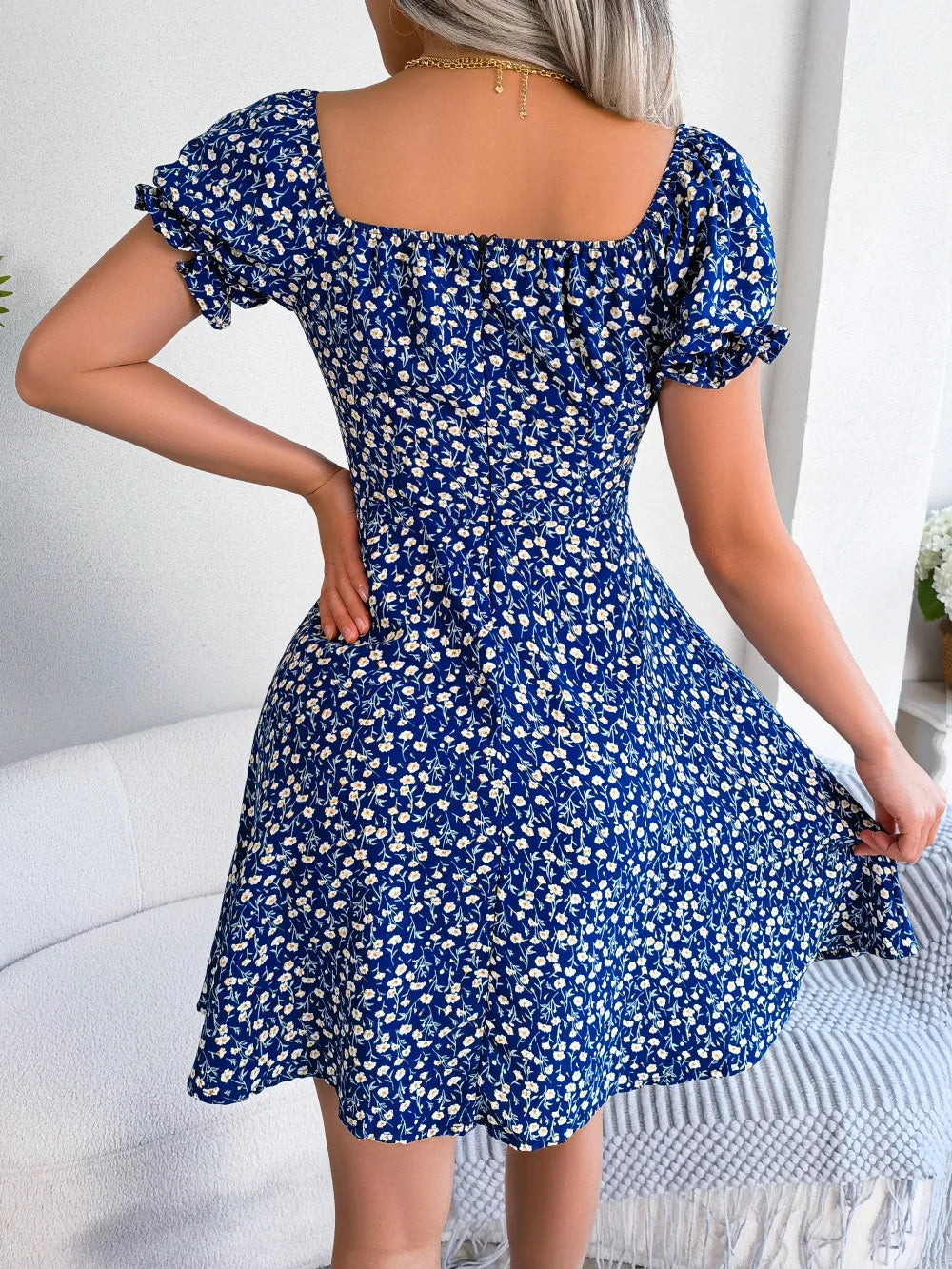 HAMPTONS DRESS BLUE